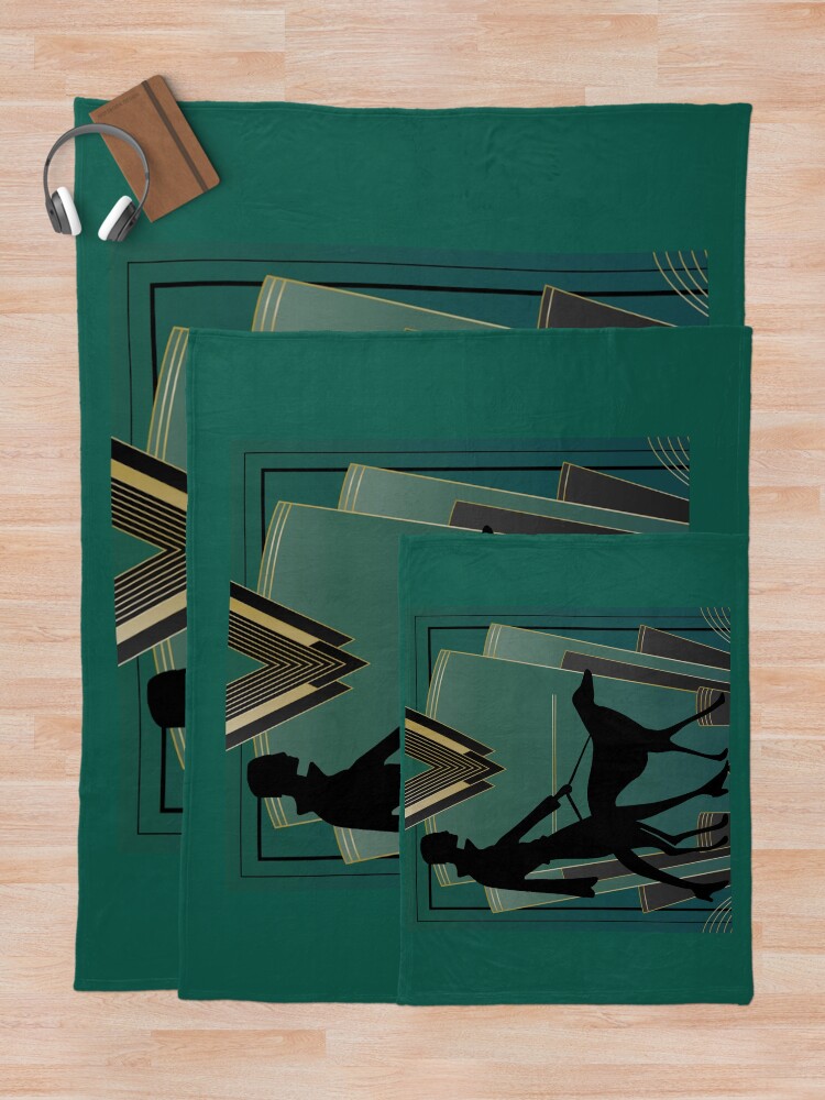 Alternate view of Art Deco Icon Throw Blanket