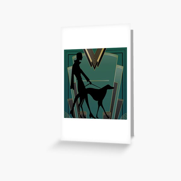 Art Deco Icon Greeting Card