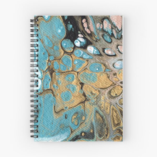Item preview, "Metallic Swirl" Fluid Art Painting designed and sold by peonypours.