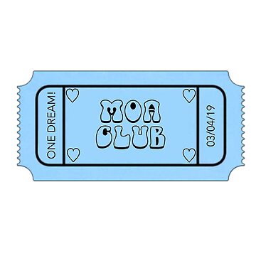 Vorschaubild zum Design TXT MOA CLUB TICKET von MAGICISLANDS