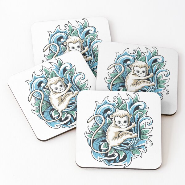Item preview, White Monkey designed and sold by Vector Scout Lab.