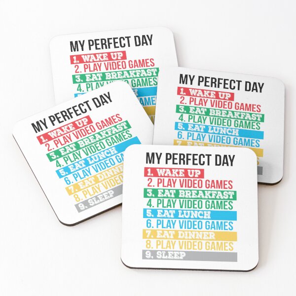 Item preview, My Perfect Day Video Games Funny Cool Gamer Gift designed and sold by MalikaBela.