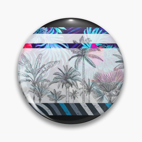 Item preview, Tropical Palm Trees - Floral Beach designed and sold by BlackRabbit33.