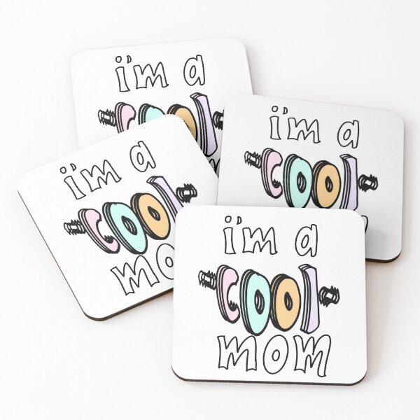Item preview, i'm a ~cool~ mom sticker designed and sold by currantdesigns.