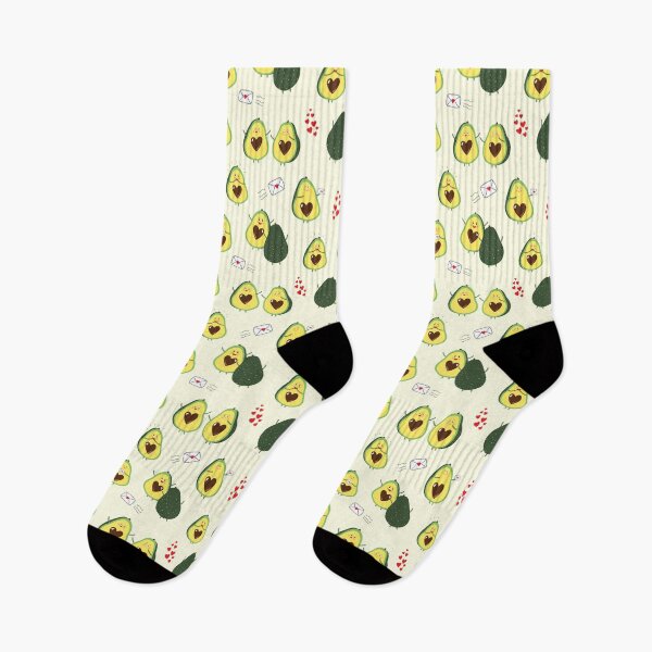 Item preview, Happy hearty avocado avocuddle friends in love repeat pattern designed and sold by PatternTalent.