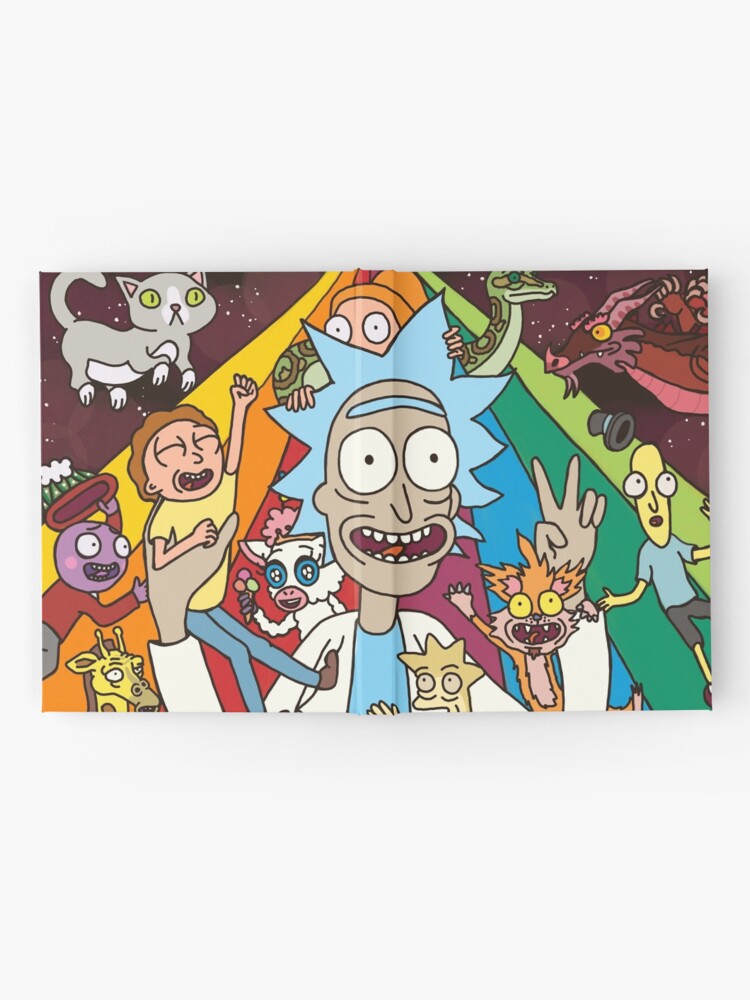 Alternate view of Rick and Morty Rainbow Road Hardcover Journal