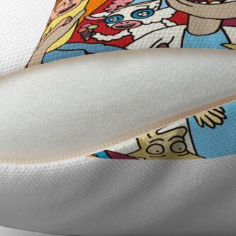 Alternate view of Rick and Morty Rainbow Road Floor Pillow