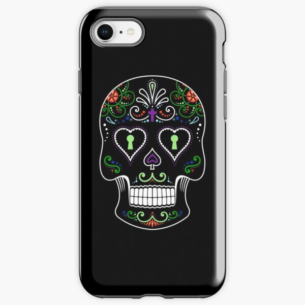 Mexican Calavera Skull Color - Day of the Dead iPhone Tough Case
