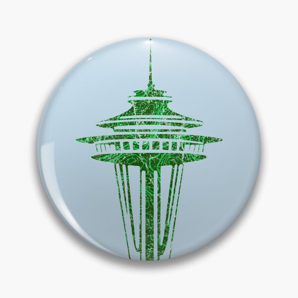 Item preview, Topographic Space Needle designed and sold by Rouserabble.