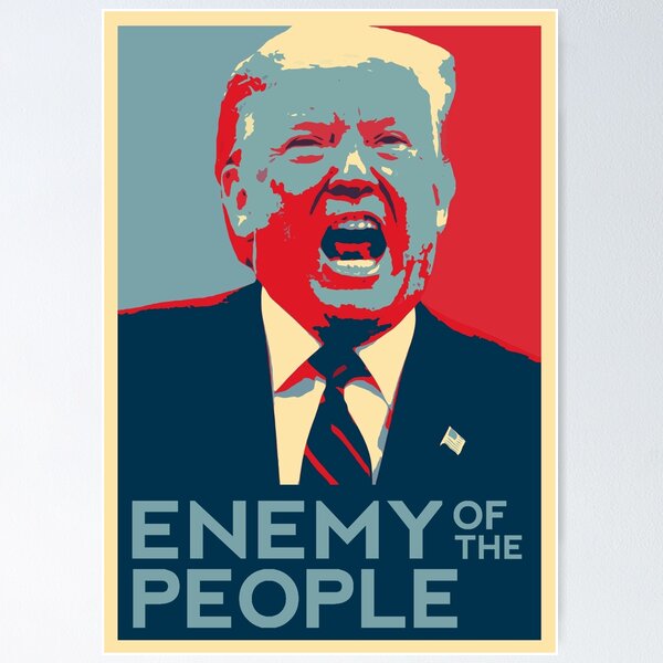 Aperçu de l'œuvre Trump - Ennemi du peuple créée et vendue par reedchar.