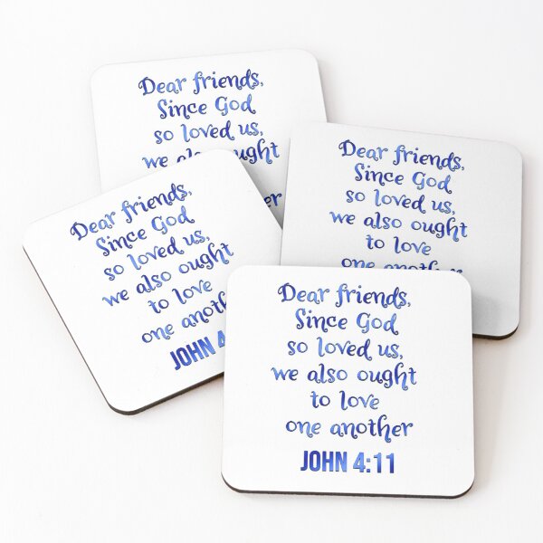Item preview, John 4:11 | Bible Verse | Christian | We Also Ought To Love One Another designed and sold by christiangoods.