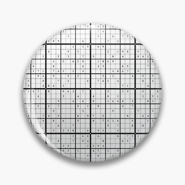 Item preview, Solvable sudoku crossword puzzles texture with easy, medium, hard and expert sudoku riddles grid designed and sold by UDDesign.