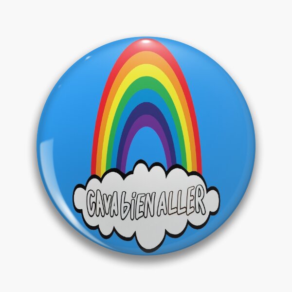 Item preview, Ca Va Bien Aller Sticker & Mask (HD) Small Cloud (White & No Shadow) designed and sold by Brazz Official.