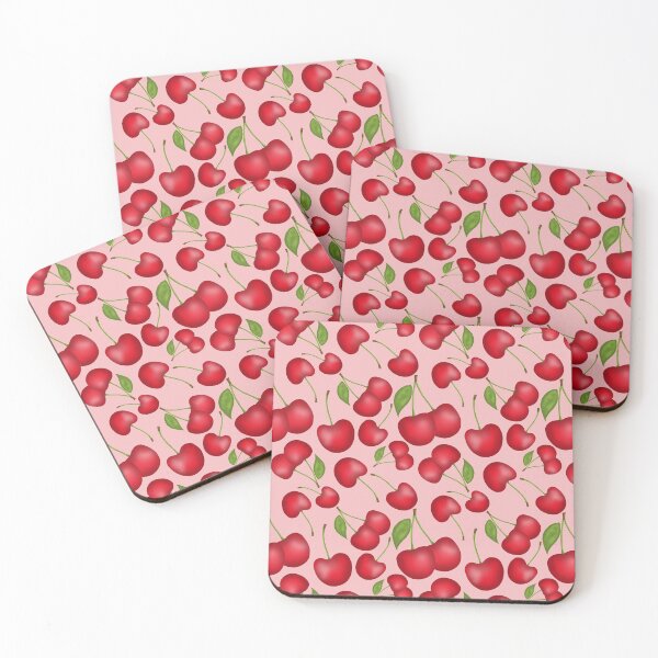 Item preview, Cherries on pink designed and sold by Juliana  Costa.