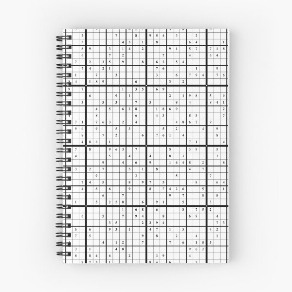 Item preview, Solvable sudoku crossword puzzles texture with easy, medium, hard and expert sudoku riddles grid designed and sold by UDDesign.