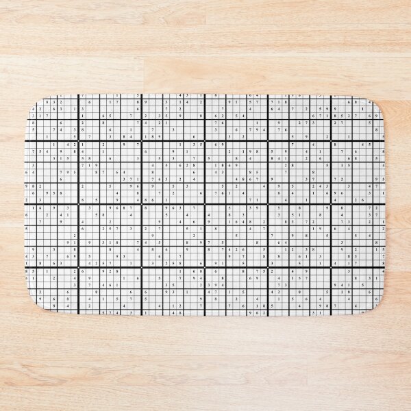 Item preview, Solvable sudoku crossword puzzles texture with easy, medium, hard and expert sudoku riddles grid designed and sold by UDDesign.