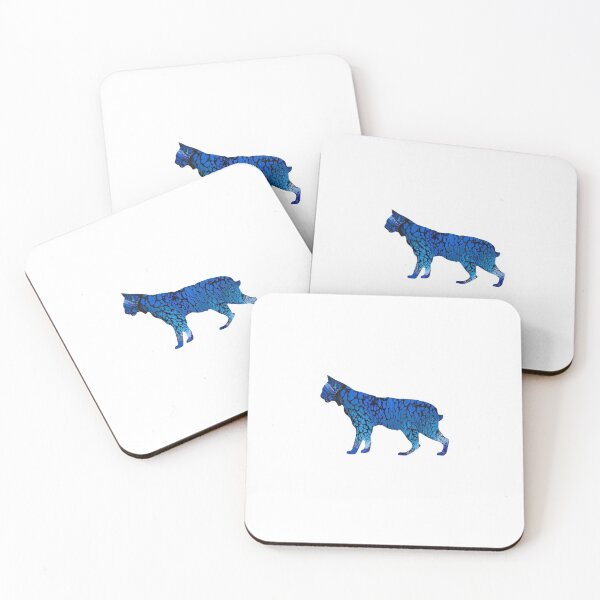 Item preview, Bobcat: shades of blue designed and sold by Erin Vargo.