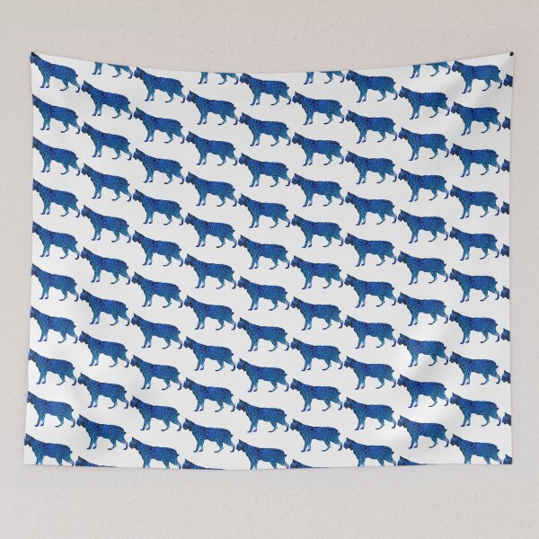 Item preview, Bobcat: shades of blue designed and sold by Erin Vargo.