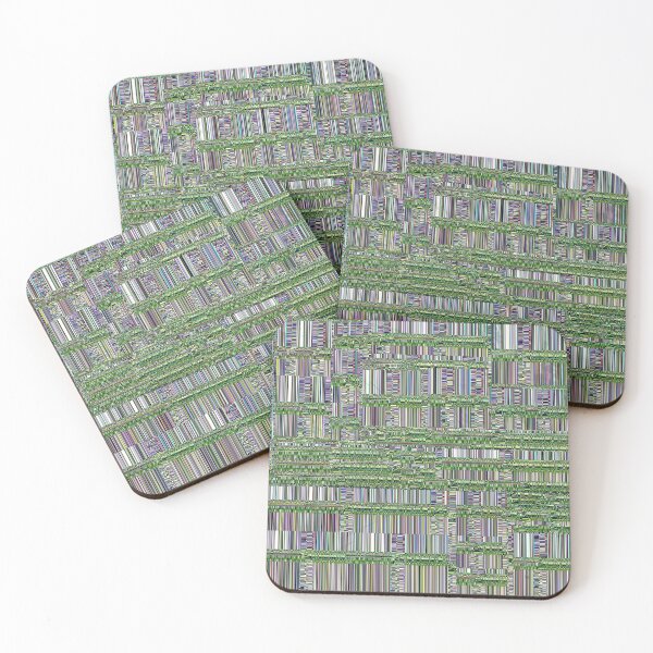 Item preview, Glitch Abstract Pattern Mixed Colors Vertical Stripes  designed and sold by Versatill.