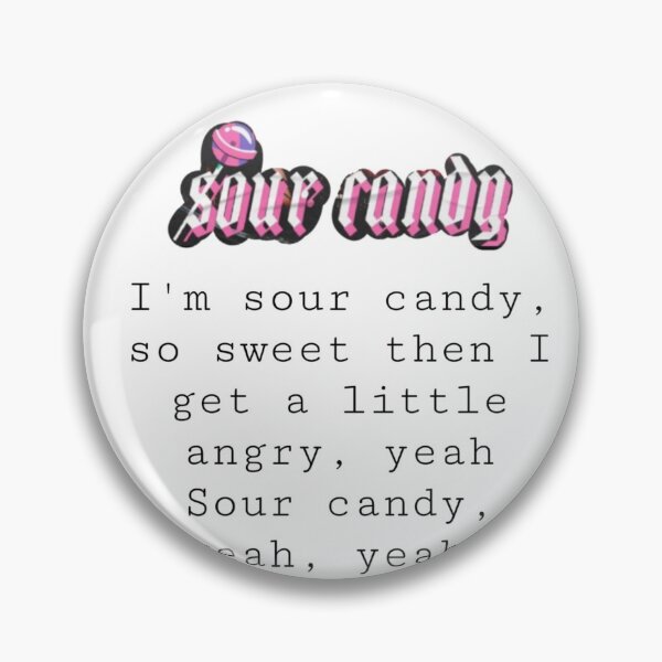 Item preview, Sour Candy lyrics designed and sold by AlertStore.
