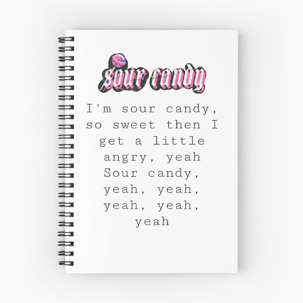Item preview, Sour Candy lyrics designed and sold by AlertStore.
