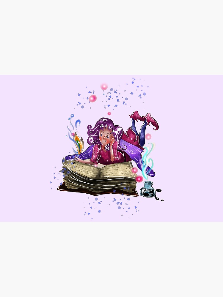 Thumbnail 3 of 3, Canvas Print, Airapippen The Author Fairy™ designed and sold by TeelieTurner.