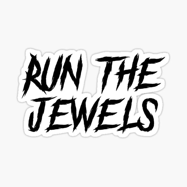 Run The Jewels White Sticker