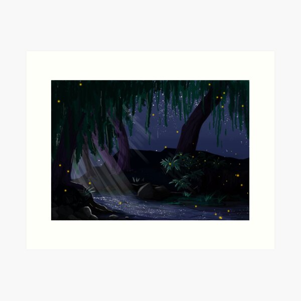 Aperçu de l'œuvre Lumières de la nuit créée et vendue par AWatercolors.