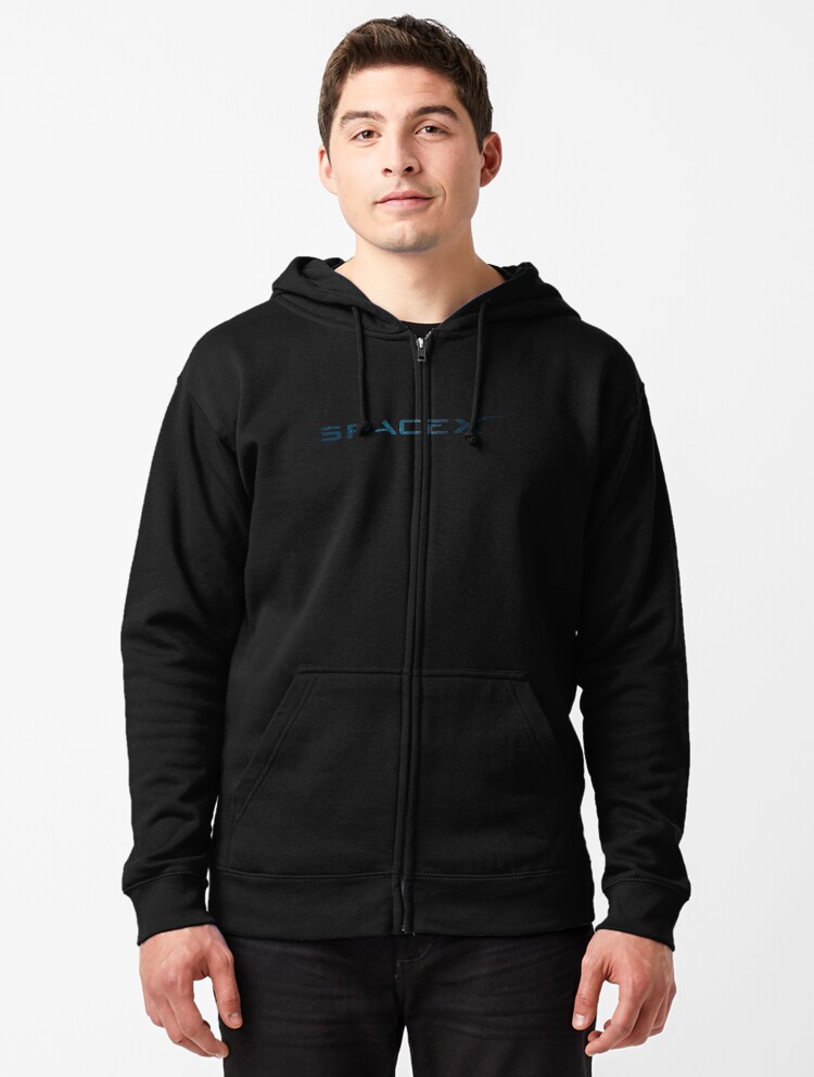 spacex zipper hoodie