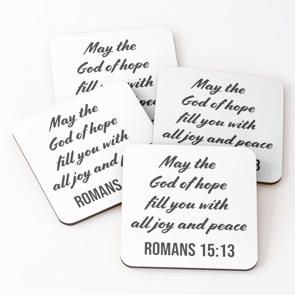 Item preview, Romans 15:13 | Bible Verse | Christian | May The God of Hope Fill You With Joy and Peace designed and sold by christiangoods.