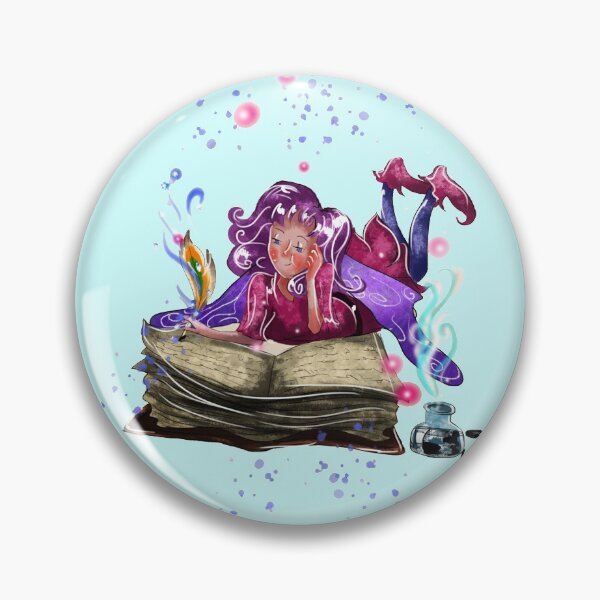 Airapippen The Author Fairy In Turquoise™ Pin