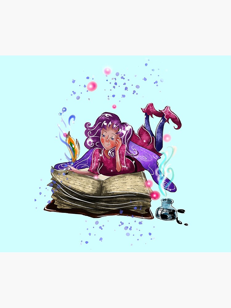 Airapippen The Author Fairy In Turquoise™ by TeelieTurner