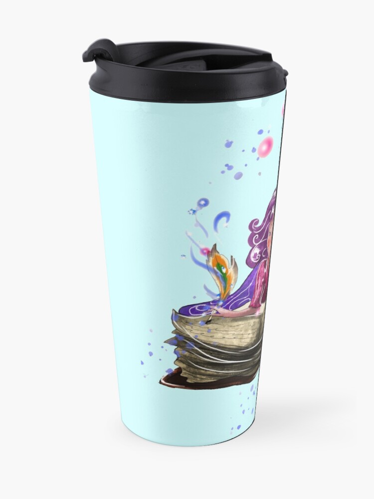 Alternate view of Airapippen The Author Fairy In Turquoise™ Travel Mug