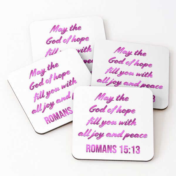 Item preview, Romans 15:13 | Bible Verse | Christian | May The God of Hope Fill You With Joy and Peace designed and sold by christiangoods.