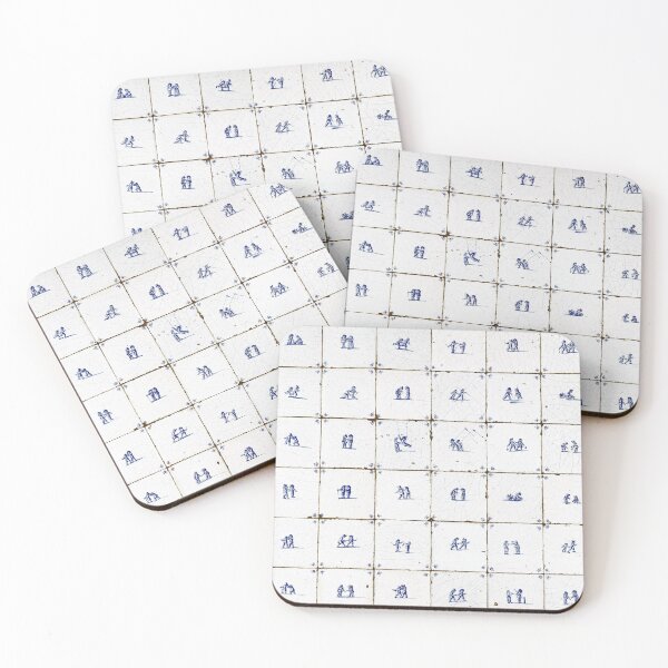 Item preview, Tiles with scenes of playing children designed and sold by SHappe.