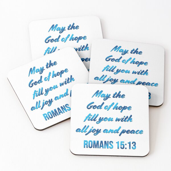 Item preview, Romans 15:13 | Bible Verse | Christian | May The God of Hope Fill You With Joy and Peace designed and sold by christiangoods.