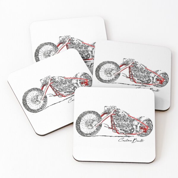 Item preview, Custom Built Motorbike T-Shirt designed and sold by sickflamingo.