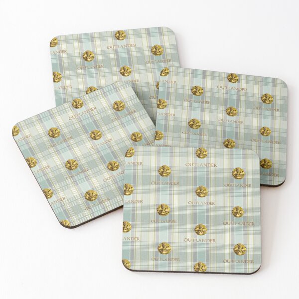 Item preview, Outlander thistle pattern on plaid designed and sold by Sassenach616.