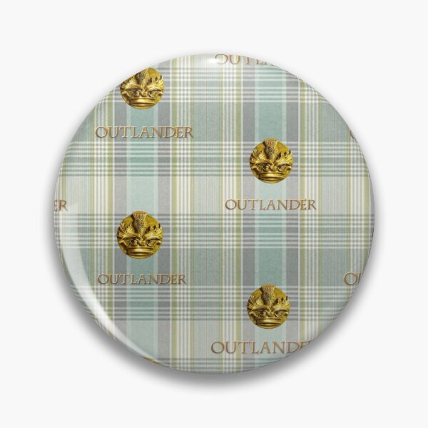Item preview, Outlander thistle pattern on plaid designed and sold by Sassenach616.