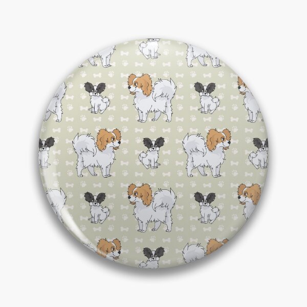 Item preview, Hand drawn cute papillon breed dog and puppy.  designed and sold by Limolida.