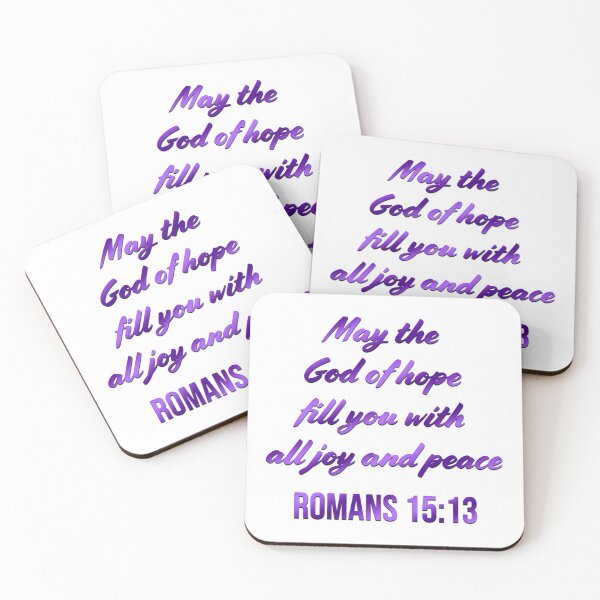 Item preview, Romans 15:13 | Bible Verse | Christian | May The God of Hope Fill You With Joy and Peace designed and sold by christiangoods.