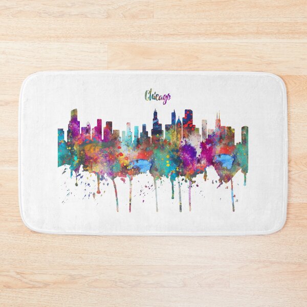 Artikelvorschau, Skyline von Chicago entworfen und verkauft von Rosaliartbook.