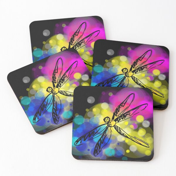Item preview, Pansexual Pride Dragonfly designed and sold by CelticDragoness.