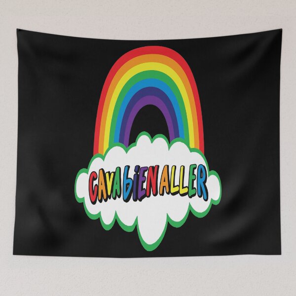 Item preview, Ca Va Bien Aller Sticker & Mask (HD) Big Cloud (Green) Looney Toons Style designed and sold by Brazz Official.