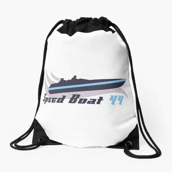 Speedboat Drawstring Bag