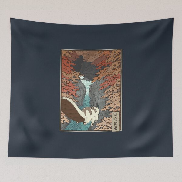 Item preview, UKIYO-E FLYING BISON designed and sold by LUPE estamparia.