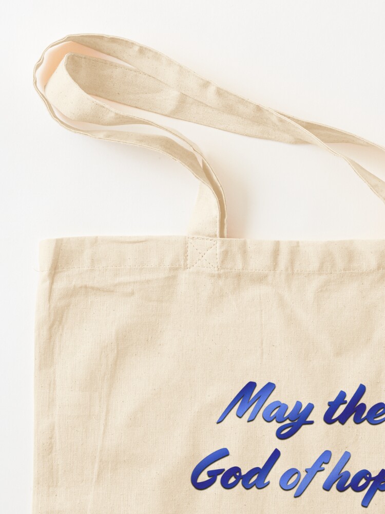 May His Peace Fill Your Heart. - Christian Tote Bag