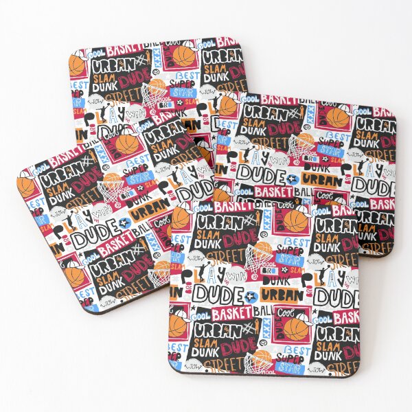 Item preview, Colorful Basketball Graffiti pattern designed and sold by cabgodfrey.