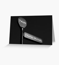 Taxi Greeting Card