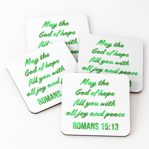 Item preview, Romans 15:13 | Bible Verse | Christian | May The God of Hope Fill You With Joy and Peace designed and sold by christiangoods.